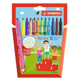 Filctoll STABILO Trio A-Z 12 darabos készlet