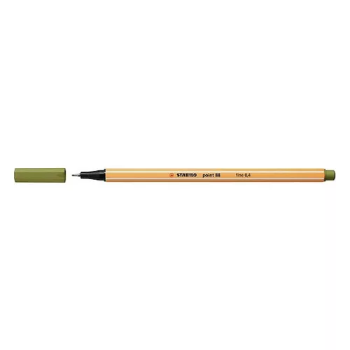 Tűfilc STABILO Point 88 sárzöld