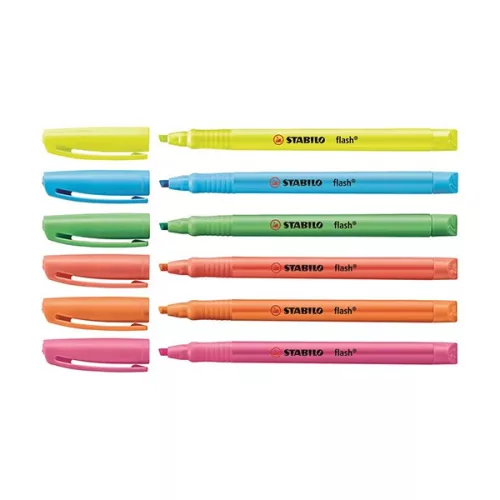 Szövegkiemelő STABILO Flash rózsa