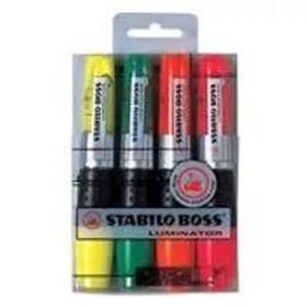 Szövegkiemelő készlet STABILO Luminator 4 darabos