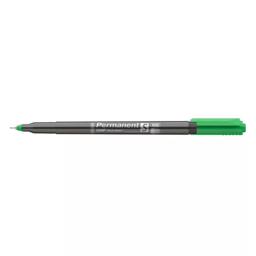 Alkoholos marker ICO OHP S zöld