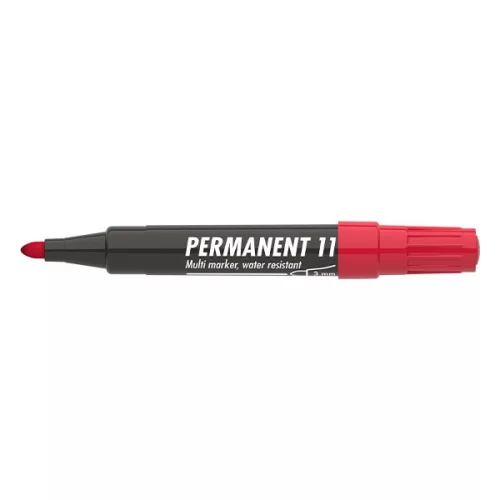 Alkoholos marker ICO Permanent 11 piros