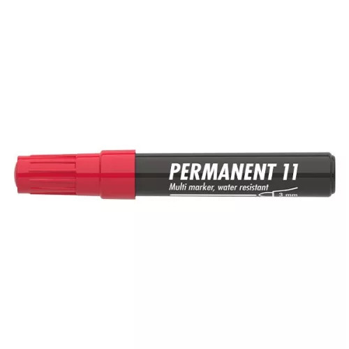 Alkoholos marker ICO Permanent 11 piros