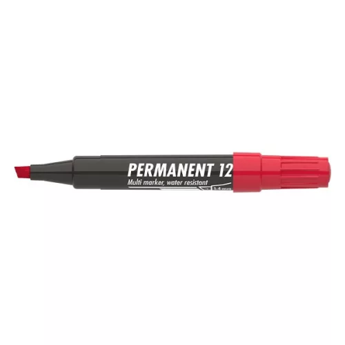 Alkoholos marker ICO Permanent 12 piros