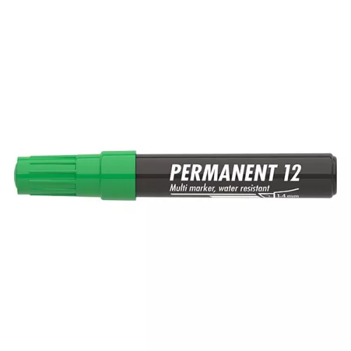 Alkoholos marker ICO Permanent 12 zöld