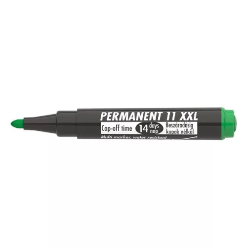 Alkoholos marker ICO Permanent 11 XXL zöld