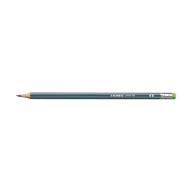   Grafitceruza STABILO Pencil 160 HB hatszögletű radíros olajzöld