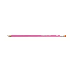   Grafitceruza STABILO Pencil 160 HB hatszögletű radíros rózsaszín