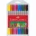 Filctoll FABER-CASTELL Grip kétvégű 10 darabos készlet