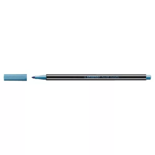 Filctoll STABILO Pen 68 metallic kék