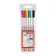Ecsetfilc STABILO Pen 68 Brush 6  darabos készlet