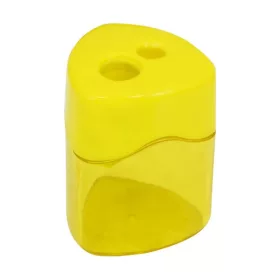   Hegyező FIORELLO GR-922-2 műanyag 2 lyukú tartályos áttetsző vegyes színek