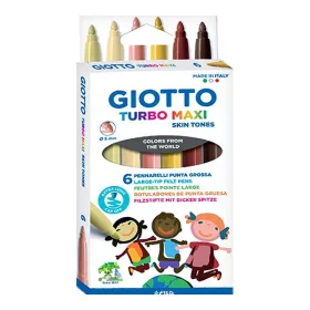 Filctoll GIOTTO Turbo maxi bőrtónus színek 6 darabos