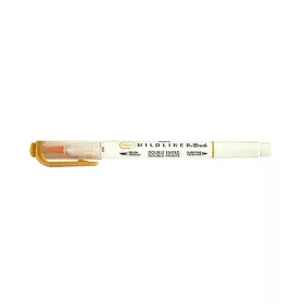 Ecsetfilc kétvégű ZEBRA Mildliner Fluorescent narancs