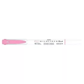 Ecsetfilc kétvégű ZEBRA Mildliner Fluorescent rózsaszín
