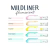 Szövegkiemelő készlet kétvégű ZEBRA Mildliner fluorescent 1,4-4,0 mm 5 darabos