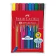 Filctoll FABER-CASTELL Grip 10 darabos