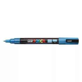 Filctoll UNI Posca PC-3ML csillámló világoskék