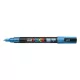 Filctoll UNI Posca PC-3ML csillámló világoskék