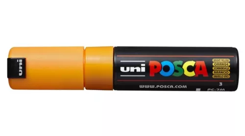 Filctoll UNI Posca PC-7M ragyogó sárga