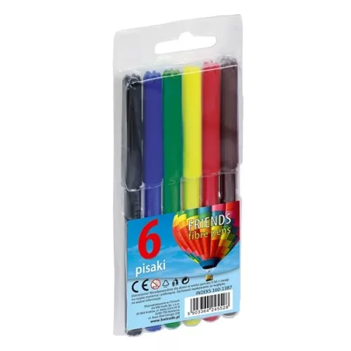 Filctoll FIORELLO színes 6 darabos