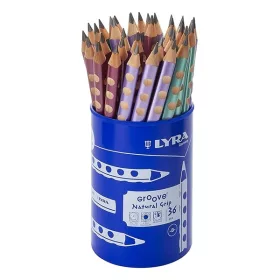 Grafitceruza LYRA Groove jumbo metál B 36 darabos