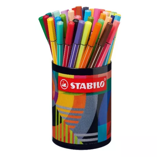 Filctoll STABILO Pen 68 Arty henger alakú 45 darabos készlet