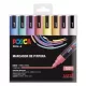 Filctoll UNI Posca PC-5M pasztell színek 8 darabos készlet