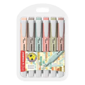   Szövegkiemelő készlet STABILO Swing Cool Naturecolors 6 darabos