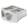 Hegyező OPTIMA fém bordázott fogórész 2 lyukú 1db/bliszter