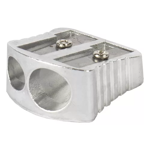Hegyező OPTIMA fém bordázott fogórész 2 lyukú 1db/bliszter