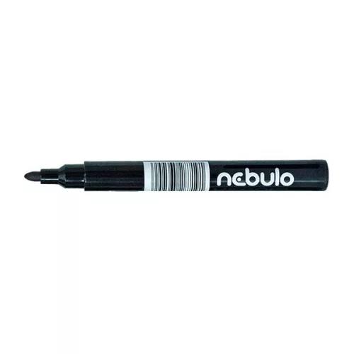 Alkoholos marker NEBULO 233-S kerek fekete