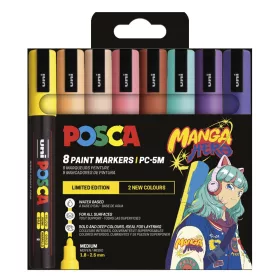 Filctoll UNI Posca PC-5M Manga Hero 8 darabos