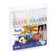 Filctoll FIORELLO GR-F726-12 színes kétvégű 12 darabos készlet