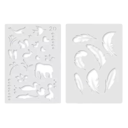 Filctoll készlet FIORELLO festékszóró, sablon, filctoll