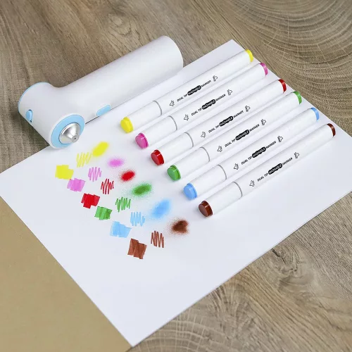 Filctoll készlet FIORELLO festékszóró, sablon, filctoll