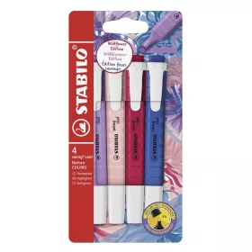   Szövegkiemelő STABILO Swing Cool NatureColors Wildflowers 4 darabos