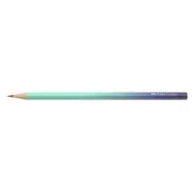   Grafitceruza FABER-CASTELL Flow türkiz-kék B háromszögletű