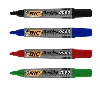 Alkoholos filc BIC 2000 kerek fekete