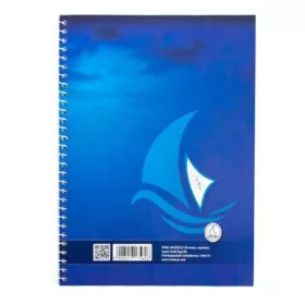 Spirál regiszteres füzet, A/5, puhafedeles 