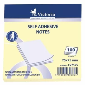   Öntapadós jegyzettömb Fortuna/Victoria/Global 75x75 100lap