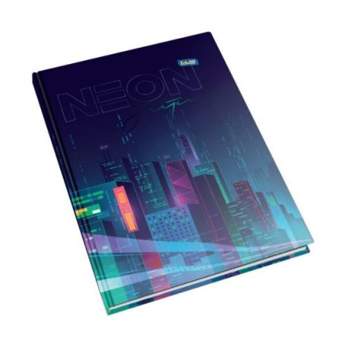 Beírókönyv, mintás, kemény fedeles, 96 lapos, A/4, vonalas, kockás, sima