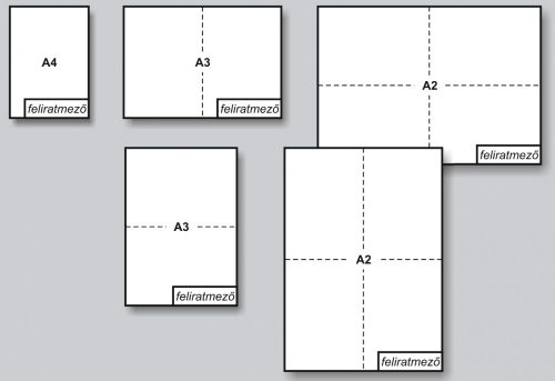 Műszaki rajzlap A/4