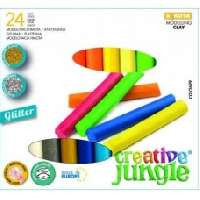 Gyurma Creative Jungle 22 különböző+ 2 glitteres szín