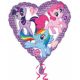 Fólia lufi, little pony szív alakú, 43 cm