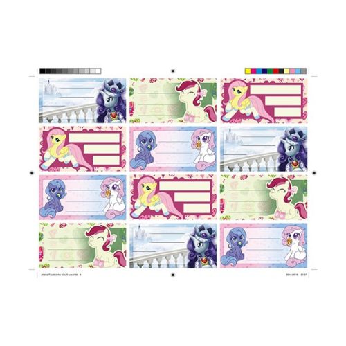 Füzetcímke Z mintás