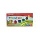Gyurma OPTIMA színes 200 g 12 darabos