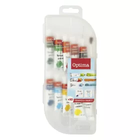 Tempera OPTIMA műanyag tokban 10 ml 10  darabos
