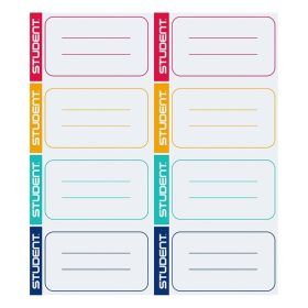 Füzetcímke ICO Student