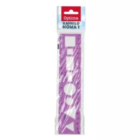 Sablon vonalzó OPTIMA 20cm
